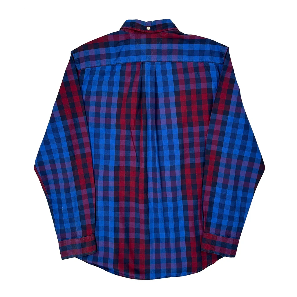 Tommy Hilfiger Checked Shirt - Large Multicoloured Cotton - Image 2