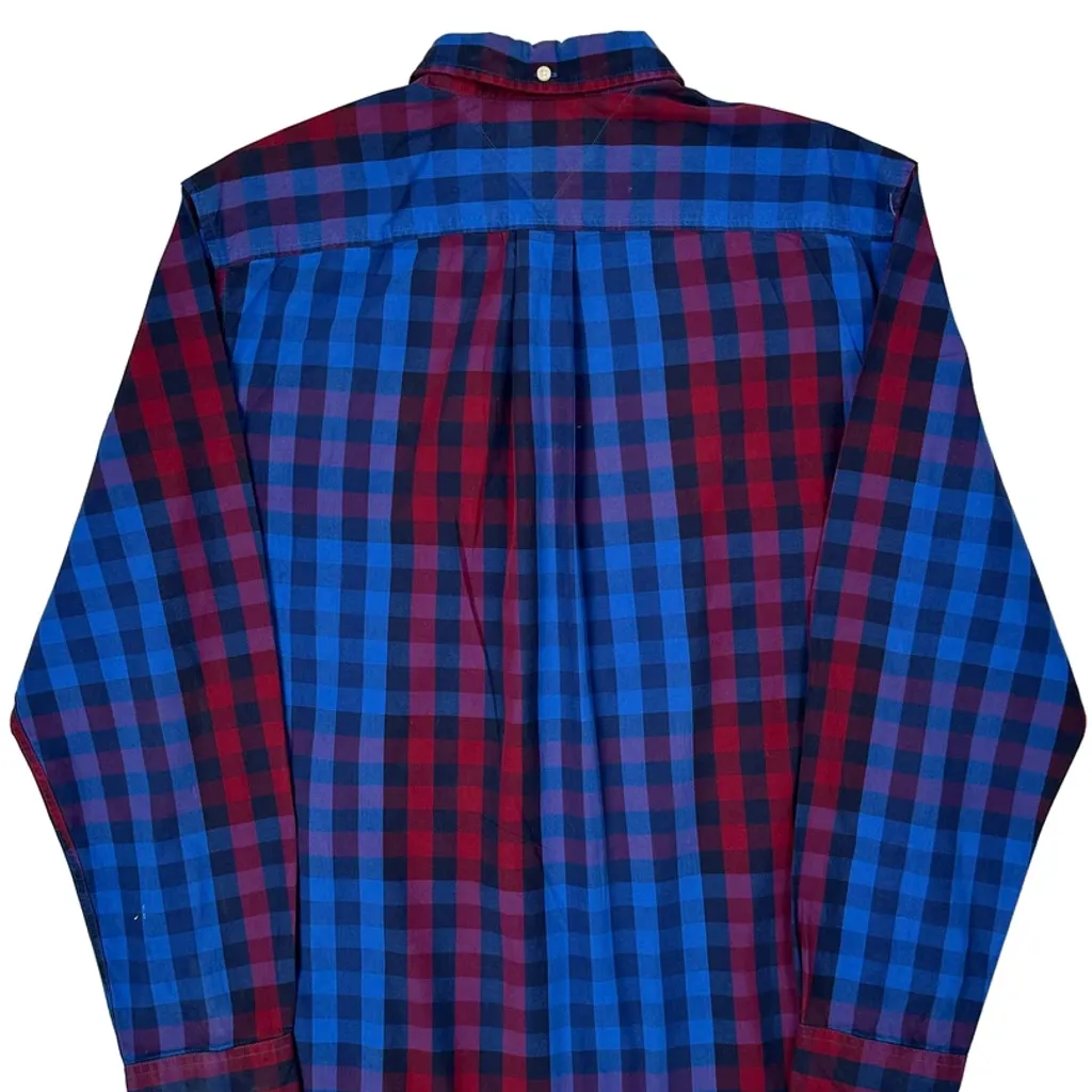 Tommy Hilfiger Checked Shirt - Large Multicoloured Cotton - Image 7