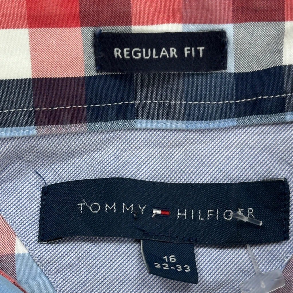 Tommy Hilfiger Checked Shirt - Large Multicoloured Cotton - Image 3