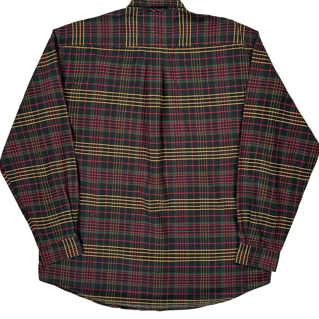 Tommy Hilfiger Checked Shirt - Large Multicoloured Cotton - Image 6