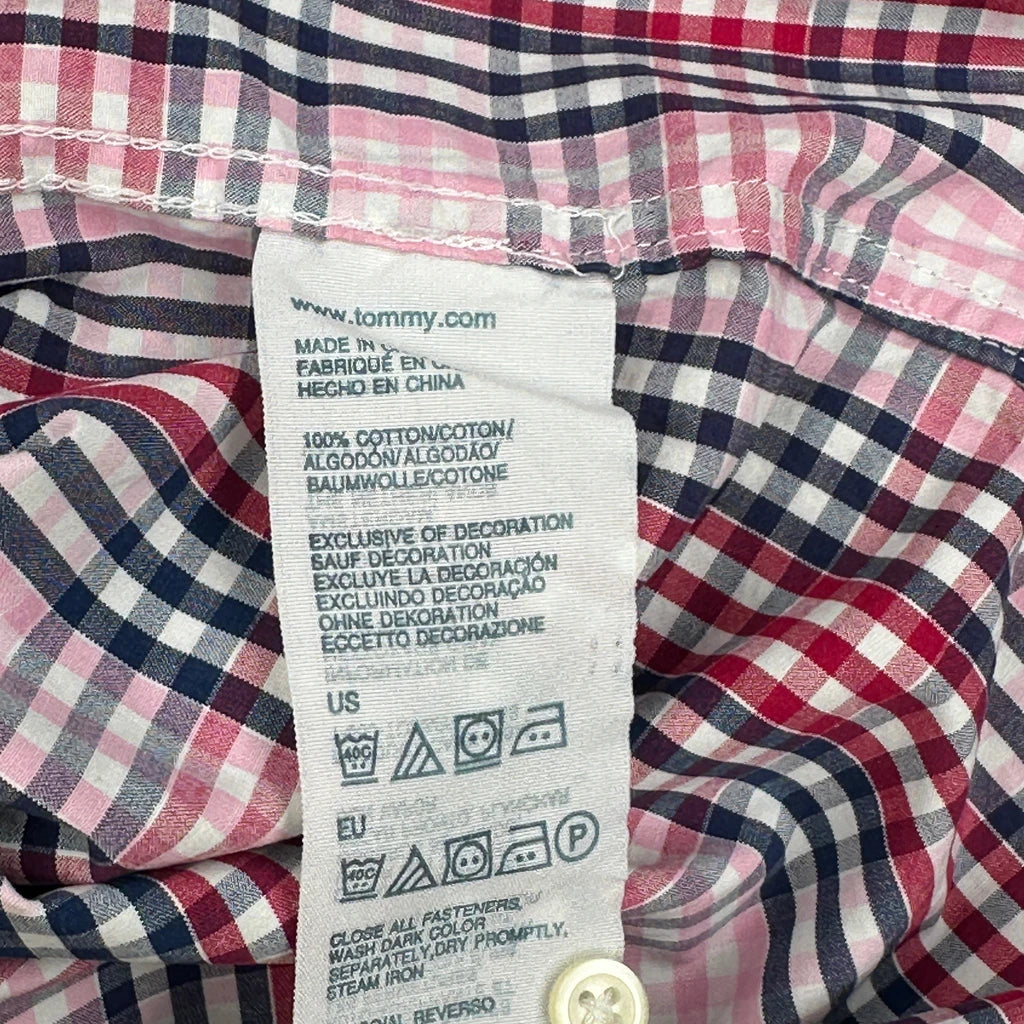 Tommy Hilfiger Checked Shirt - Large Multicoloured Cotton - Image 4