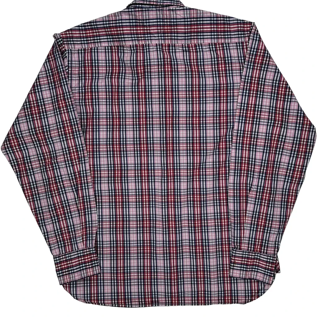 Tommy Hilfiger Checked Shirt - Large Multicoloured Cotton - Image 7