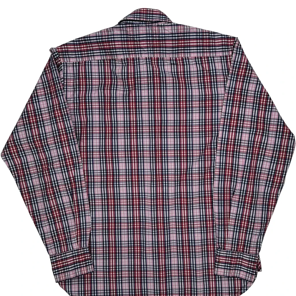 Tommy Hilfiger Checked Shirt - Large Multicoloured Cotton - Image 8