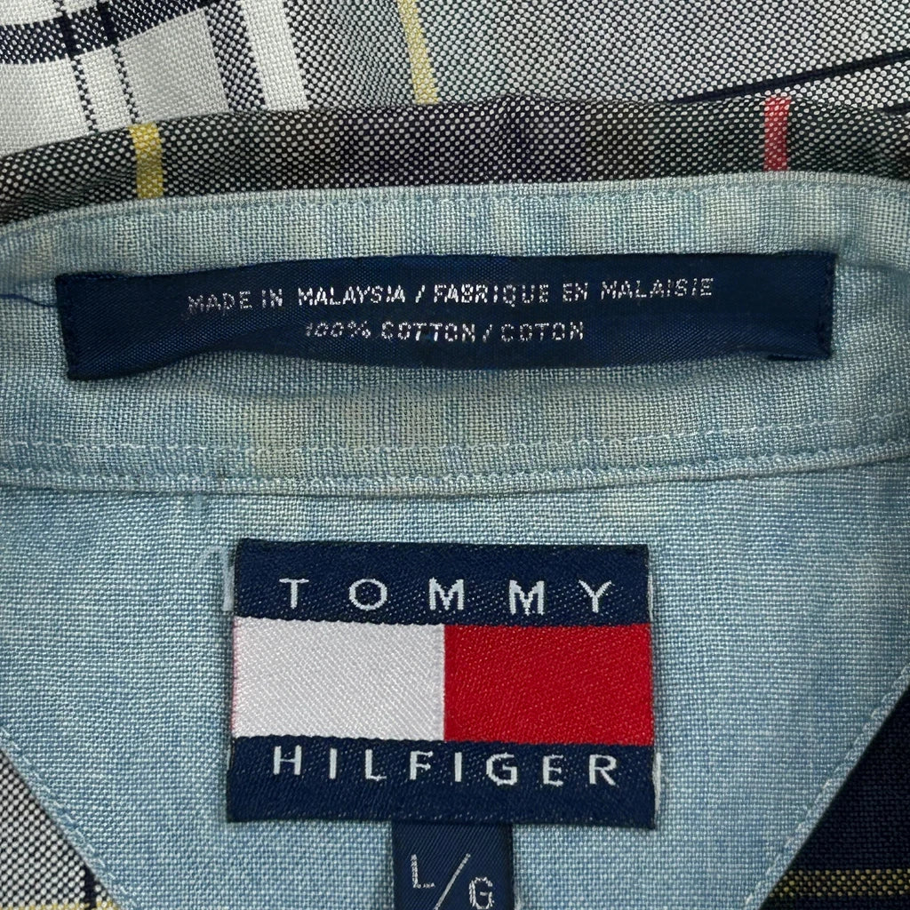 Tommy Hilfiger Checked Shirt - Large Multicoloured Cotton - Image 3