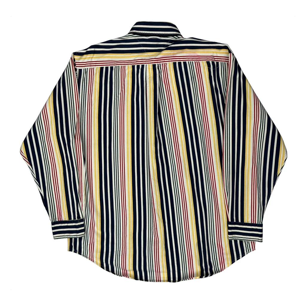 Tommy Hilfiger Striped Shirt - Medium Multicoloured Cotton - Image 2