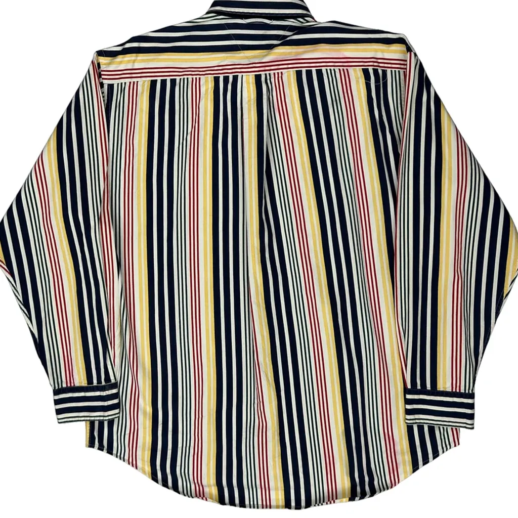Tommy Hilfiger Striped Shirt - Medium Multicoloured Cotton - Image 6