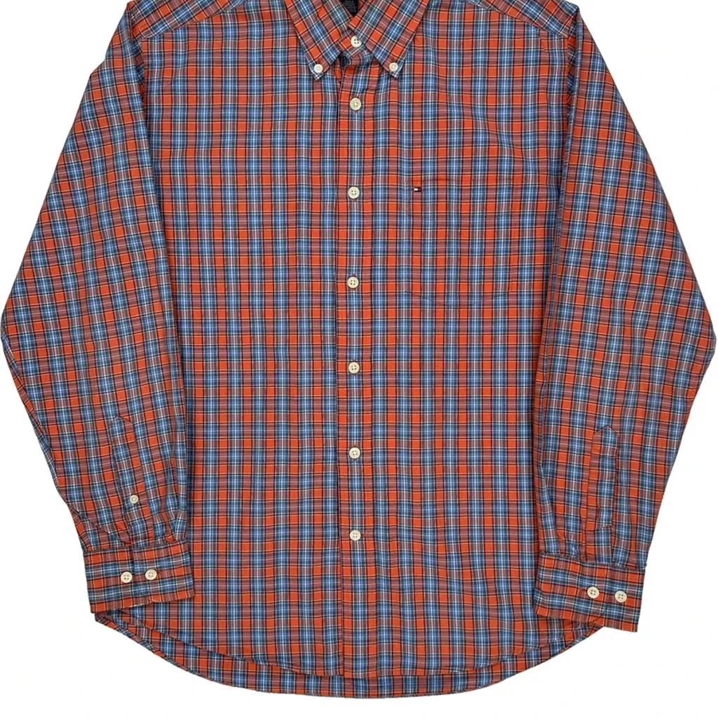 Tommy Hilfiger Checked Shirt - Medium Multicoloured Cotton - Image 5
