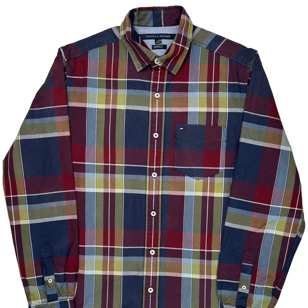 Tommy Hilfiger Checked Shirt - Small Multicoloured Cotton - Image 4