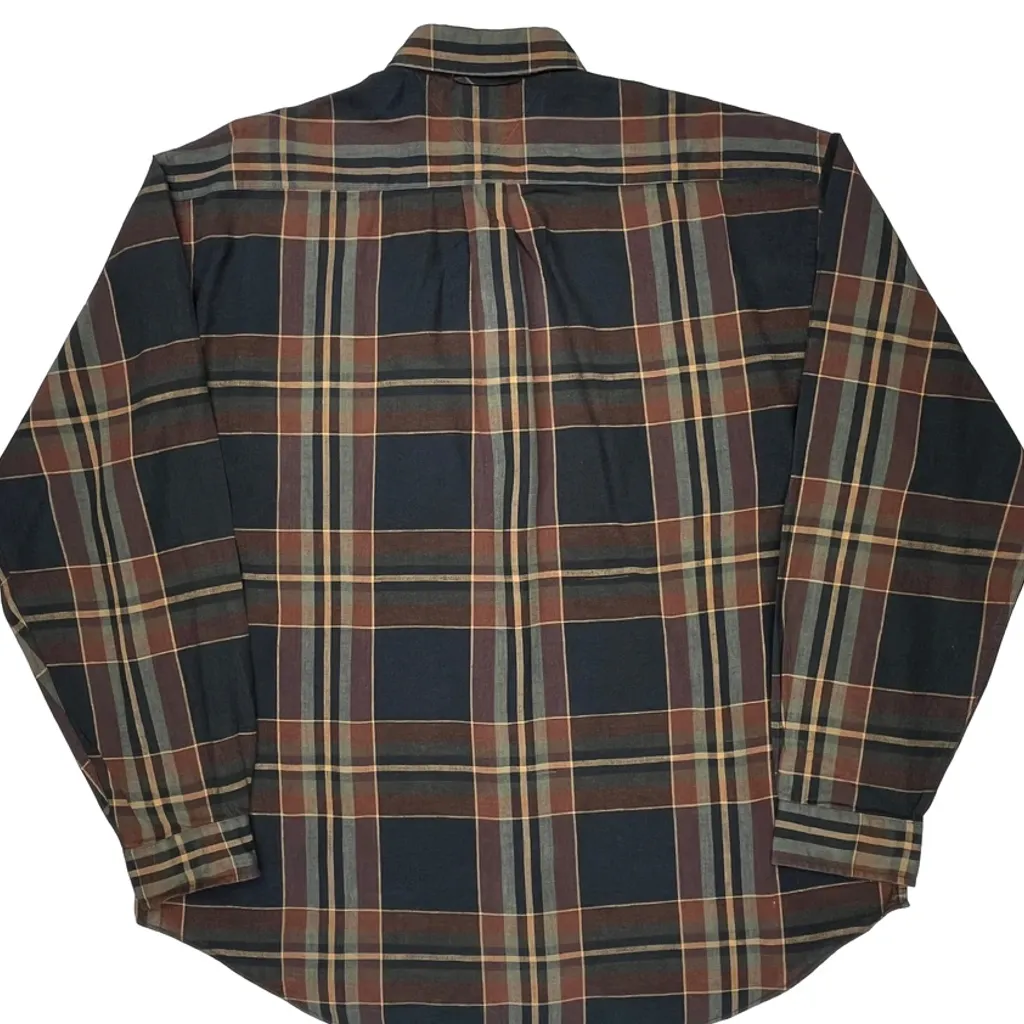 Tommy Hilfiger Checked Shirt - XL Multicoloured Linen Blend - Image 6