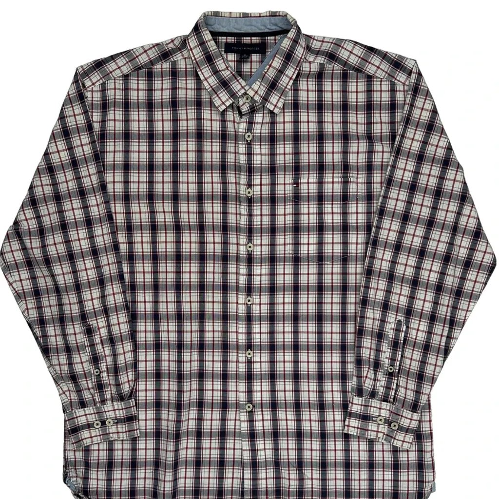 Tommy Hilfiger Checked Shirt - XL Multicoloured Cotton - Image 4