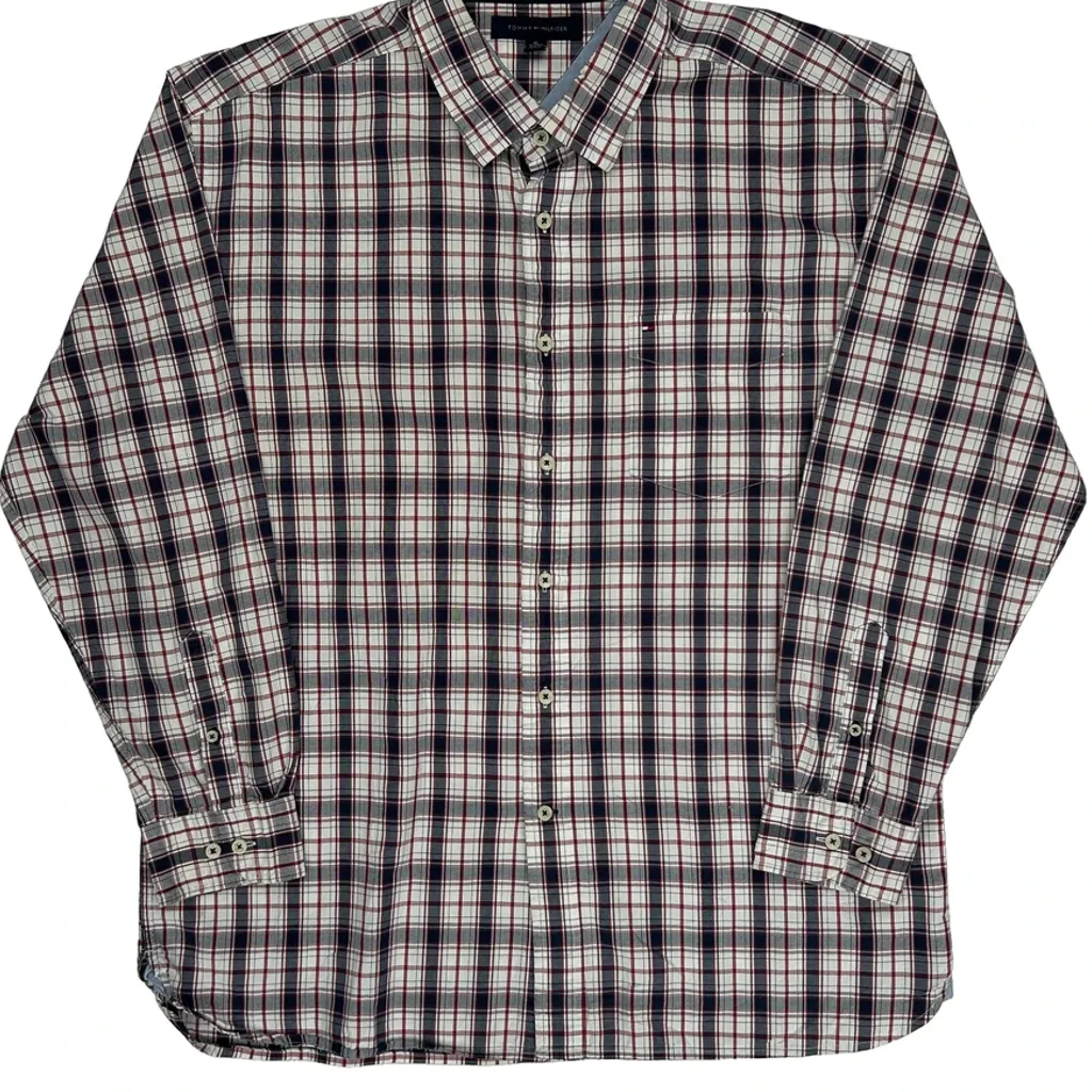 Tommy Hilfiger Checked Shirt - XL Multicoloured Cotton - Image 5