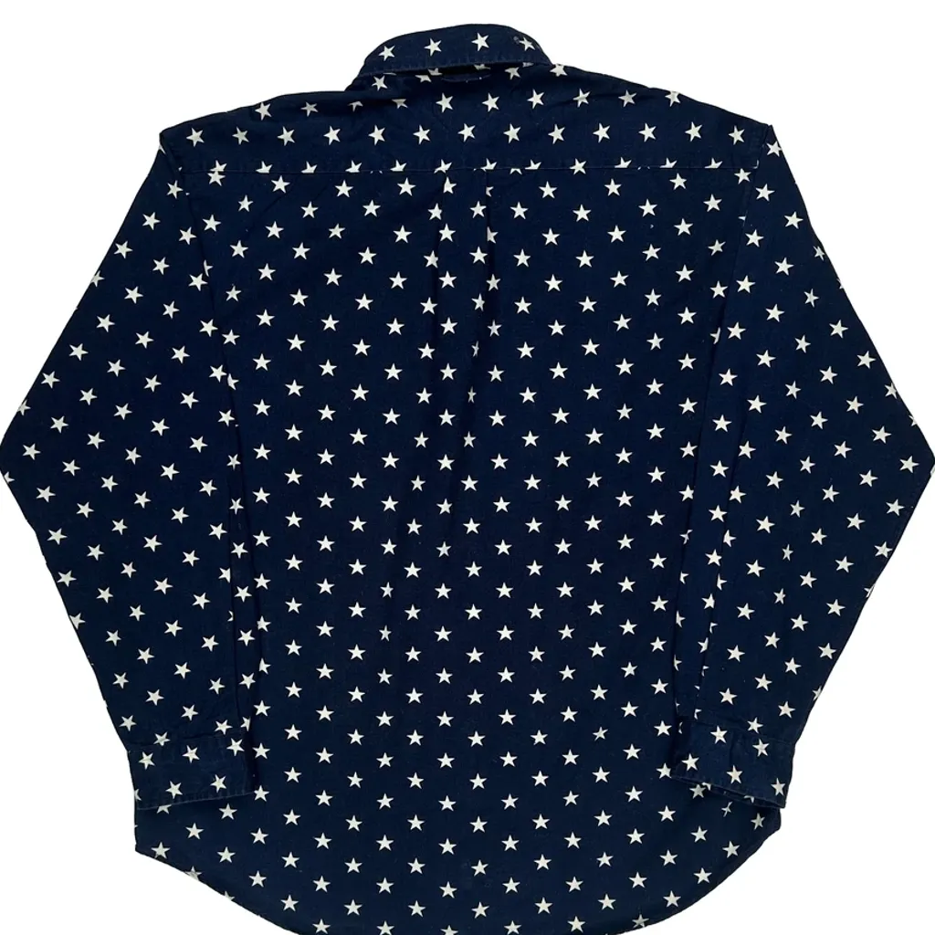 Tommy Hilfiger Shirt - Large Navy Cotton - Image 6