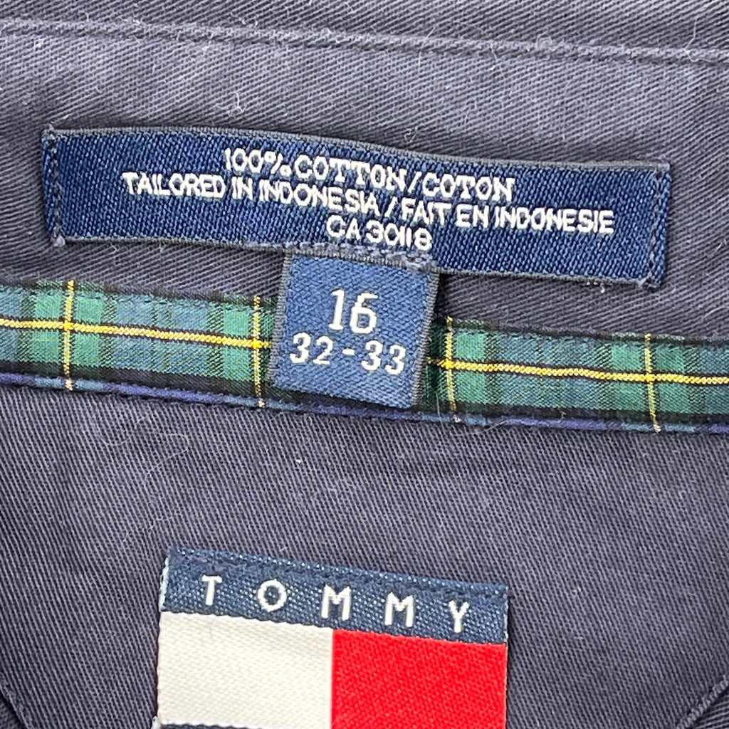 Tommy Hilfiger Shirt - Large Navy Cotton - Image 3