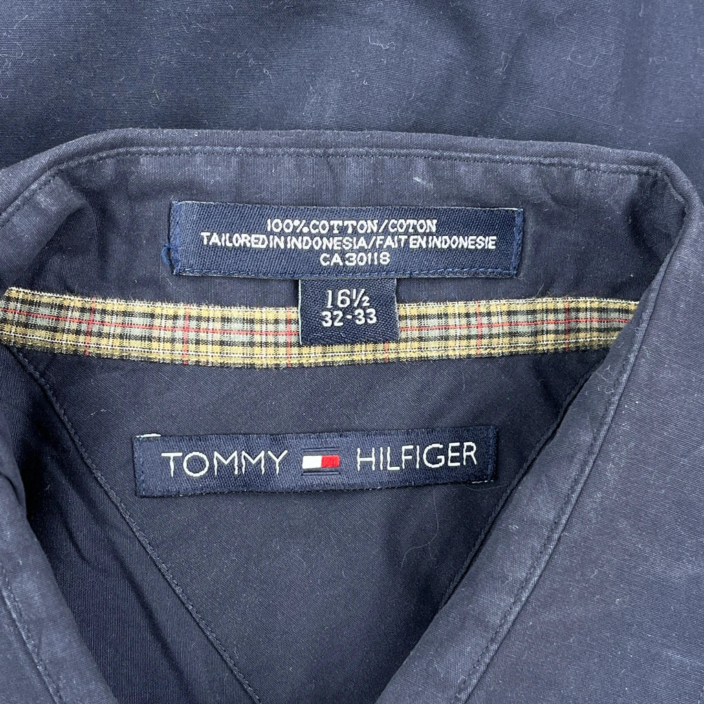 Tommy Hilfiger Shirt - Large Navy Cotton - Image 3