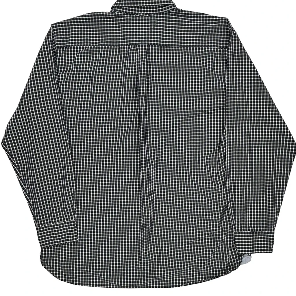 Tommy Hilfiger Checked Shirt - Large Navy Cotton - Image 7