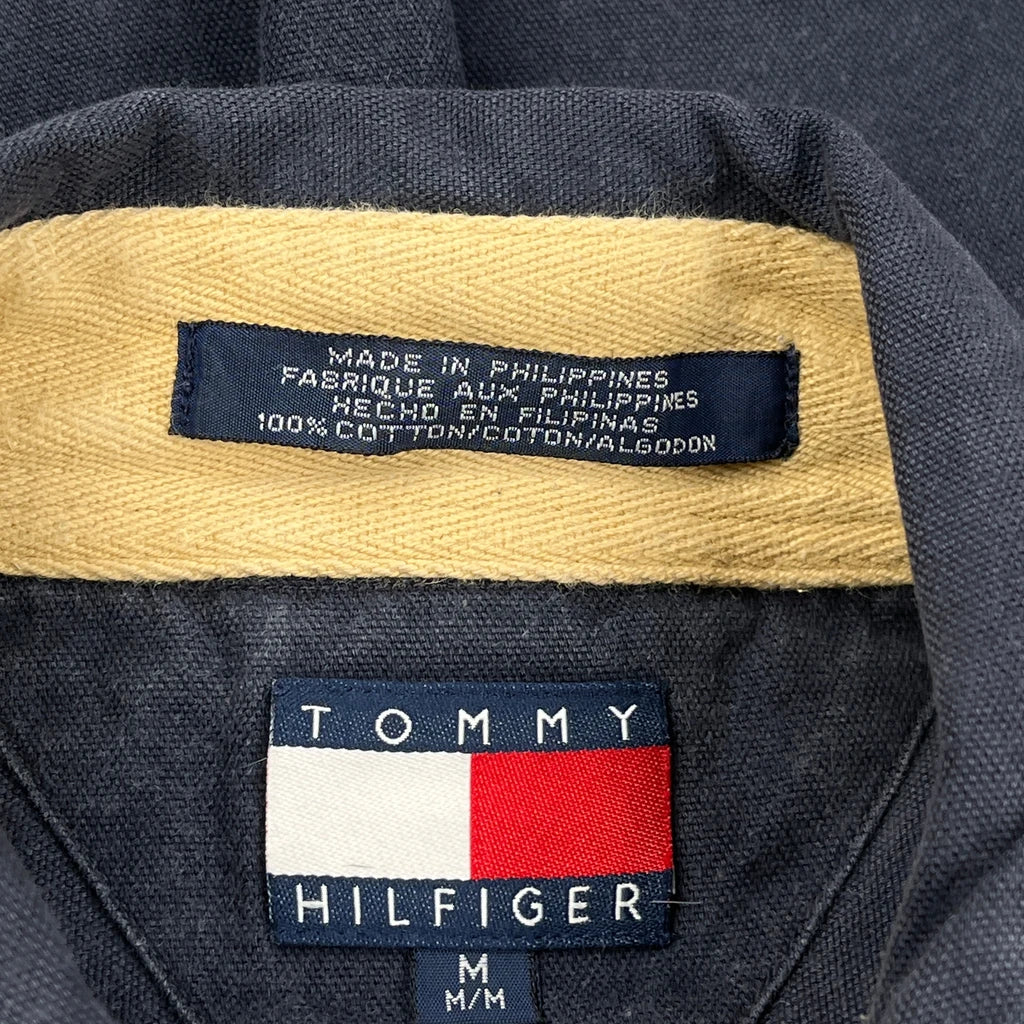 Tommy Hilfiger Shirt - Medium Navy Cotton - Image 3