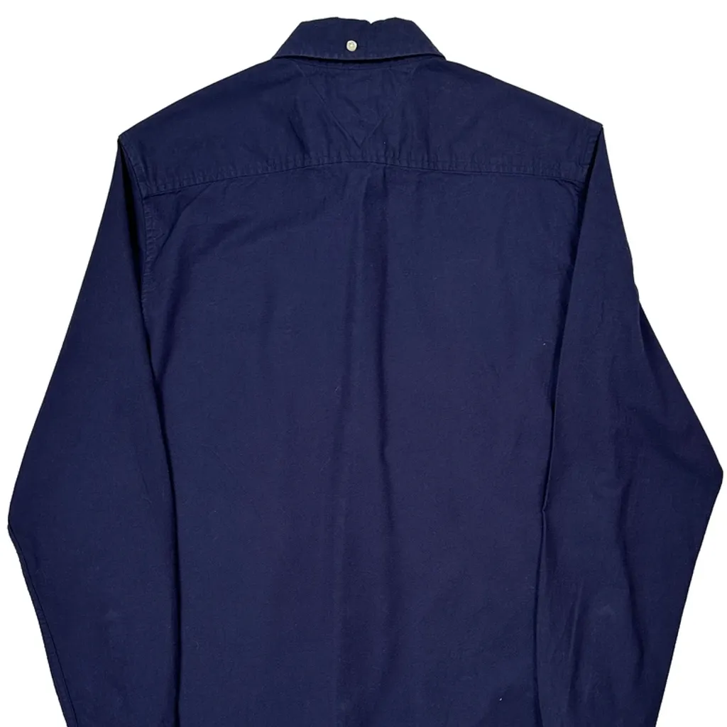 Tommy Hilfiger Slim Fit Shirt - Medium Navy Cotton - Image 6