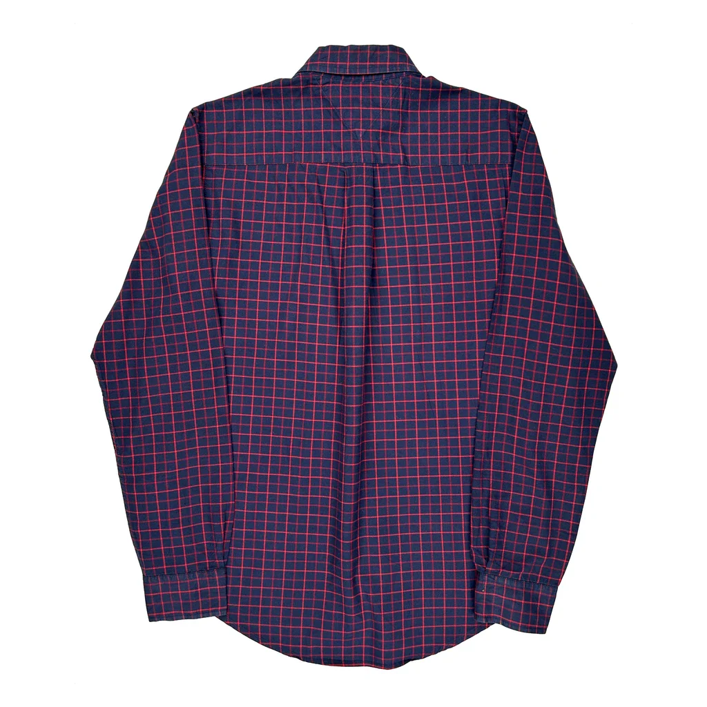 Tommy Hilfiger Checked Shirt - Small Navy Cotton - Image 2
