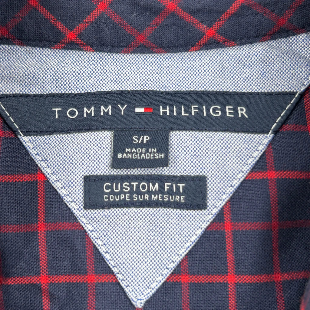 Tommy Hilfiger Checked Shirt - Small Navy Cotton - Image 3
