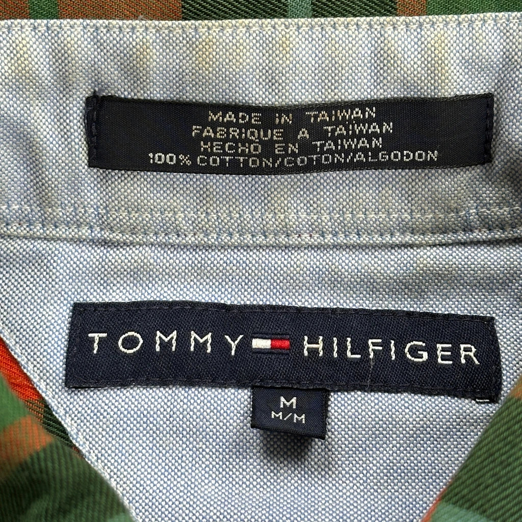 Tommy Hilfiger Checked Shirt - Medium Orange Cotton - Image 3