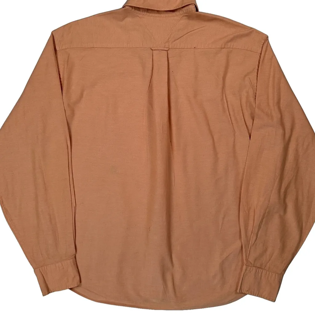 Tommy Hilfiger Shirt - XL Orange Cotton - Image 7