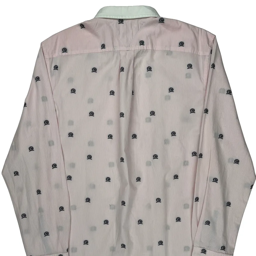 Tommy Hilfiger Shirt - Large Pink Cotton - Image 6