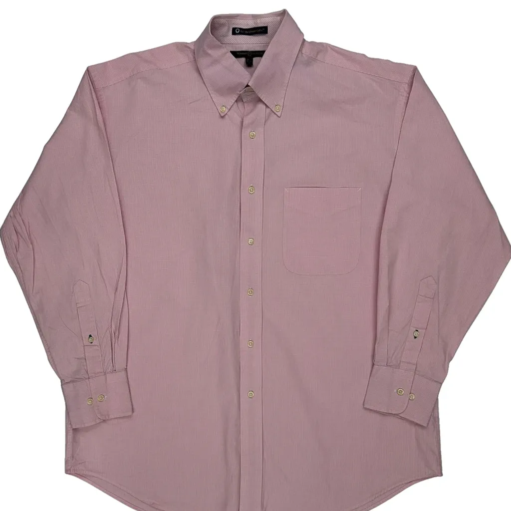 Tommy Hilfiger Shirt - Large Pink Cotton - Image 5