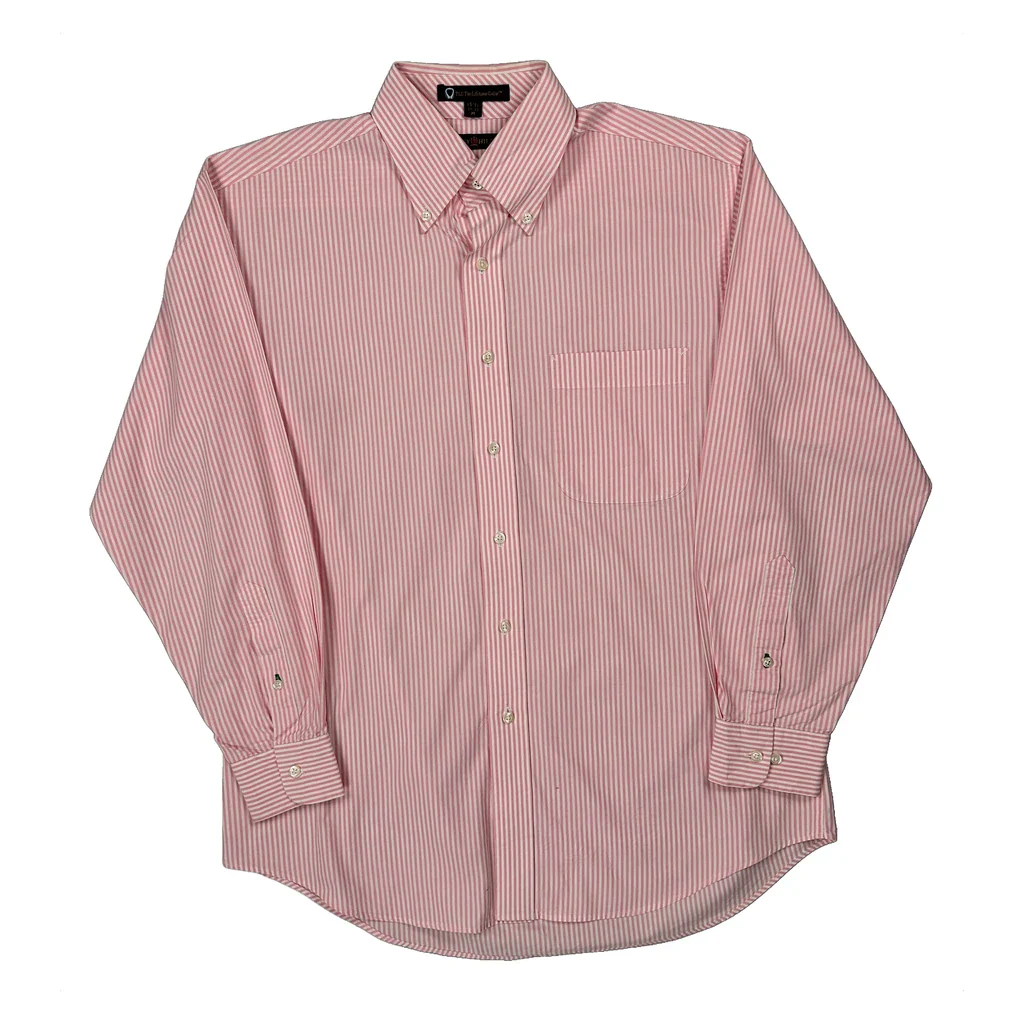 Tommy Hilfiger Striped Shirt - Medium Pink Cotton