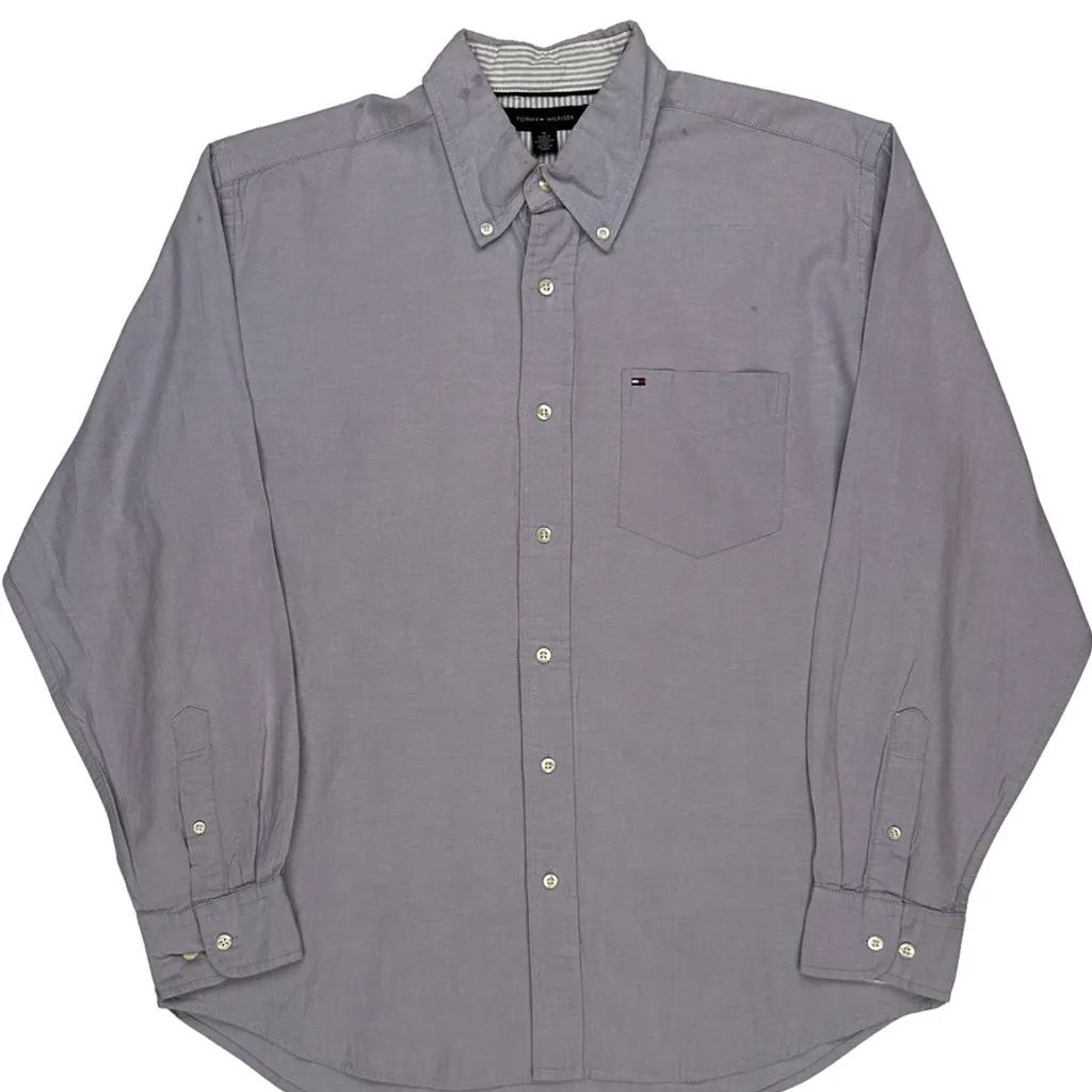 Tommy Hilfiger Shirt - Medium Purple Cotton - Image 5