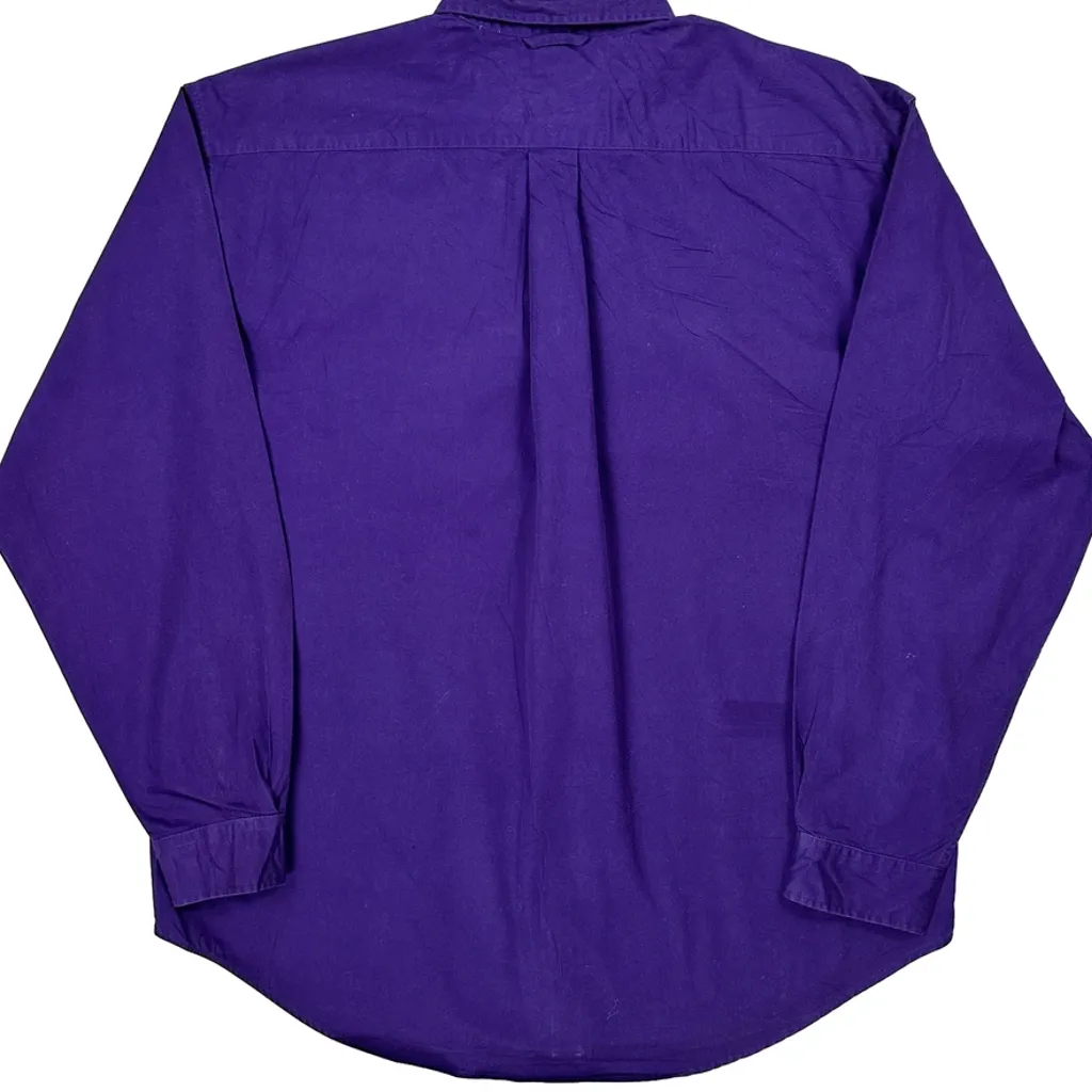 Tommy Hilfiger Shirt - XL Purple Cotton - Image 8