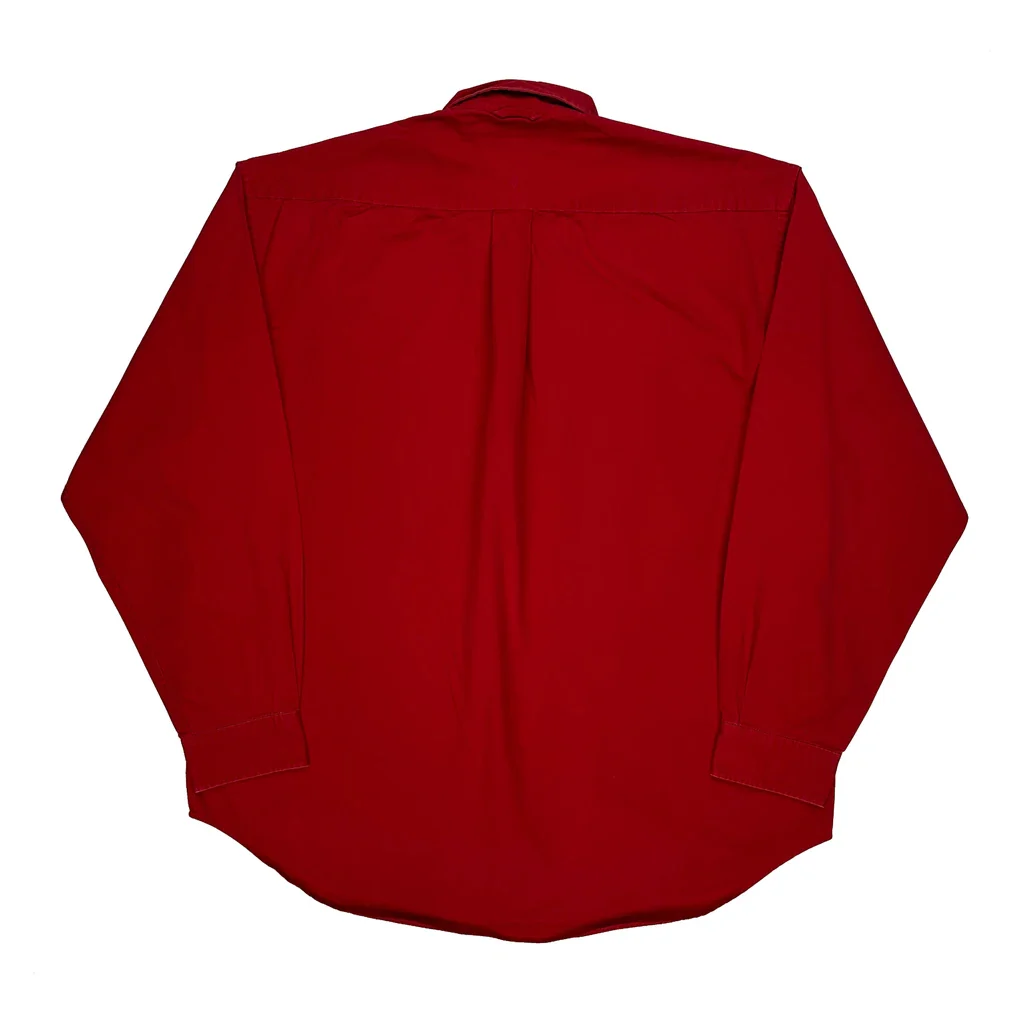 Tommy Hilfiger Shirt - Large Red Cotton - Image 2