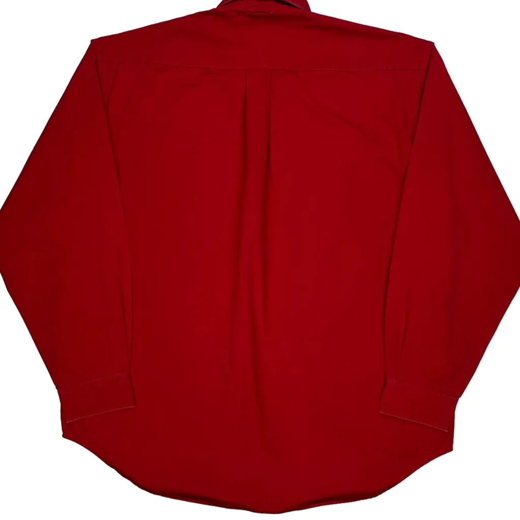 Tommy Hilfiger Shirt - Large Red Cotton - Image 6