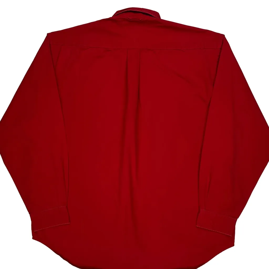 Tommy Hilfiger Shirt - Large Red Cotton - Image 7