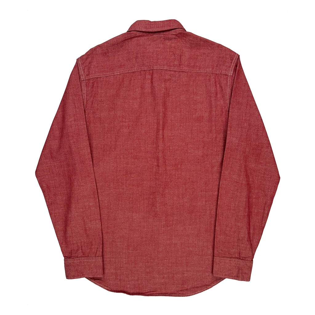 Tommy Hilfiger Shirt - Large Red Cotton - Image 2