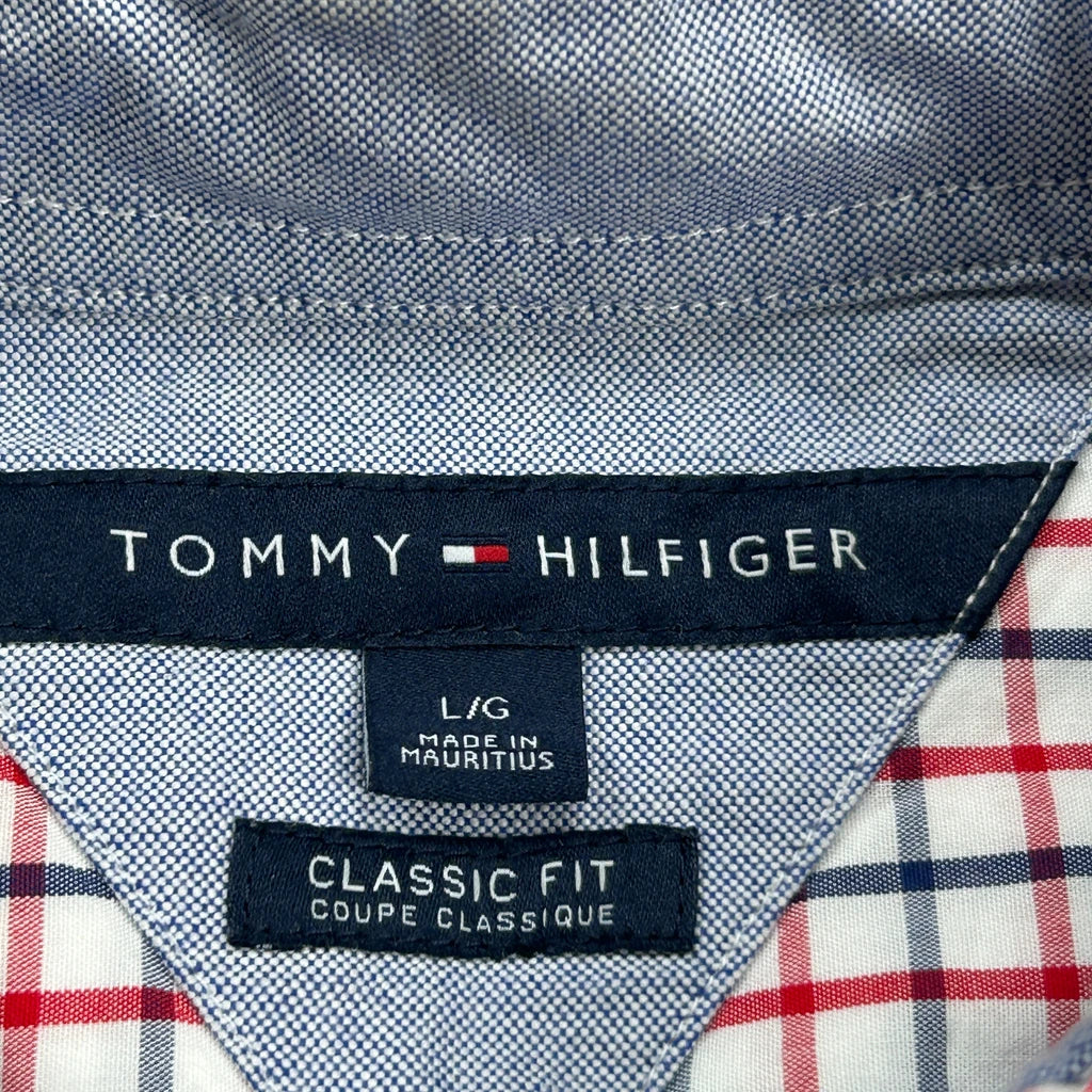 Tommy Hilfiger Checked Shirt - Large Red Cotton - Image 3