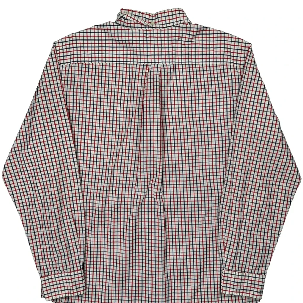Tommy Hilfiger Checked Shirt - Large Red Cotton - Image 7