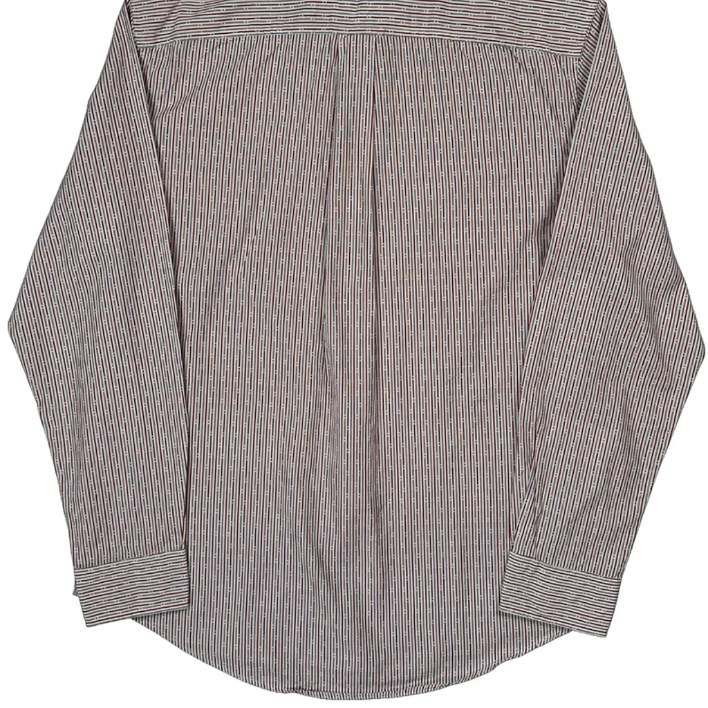 Tommy Hilfiger Striped Shirt - Large Red Cotton - Image 7