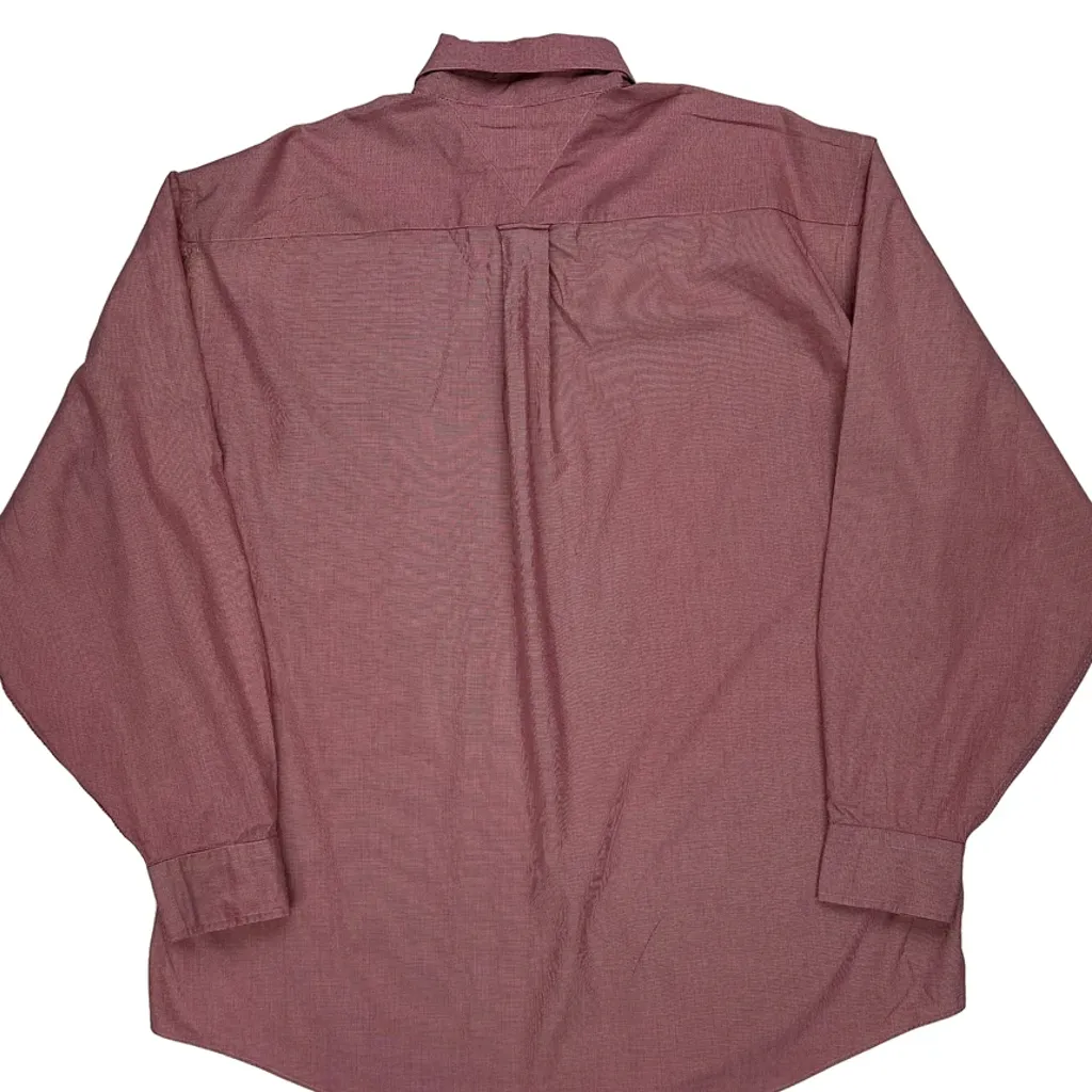 Tommy Hilfiger Shirt - Large Red Cotton - Image 7