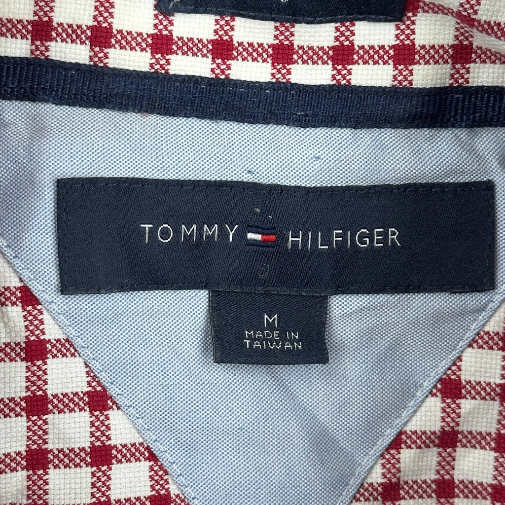 Tommy Hilfiger Checked Shirt - Medium Red Cotton - Image 3