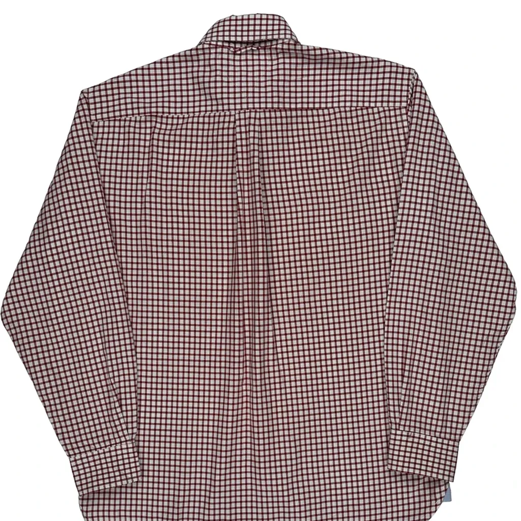 Tommy Hilfiger Checked Shirt - Medium Red Cotton - Image 7
