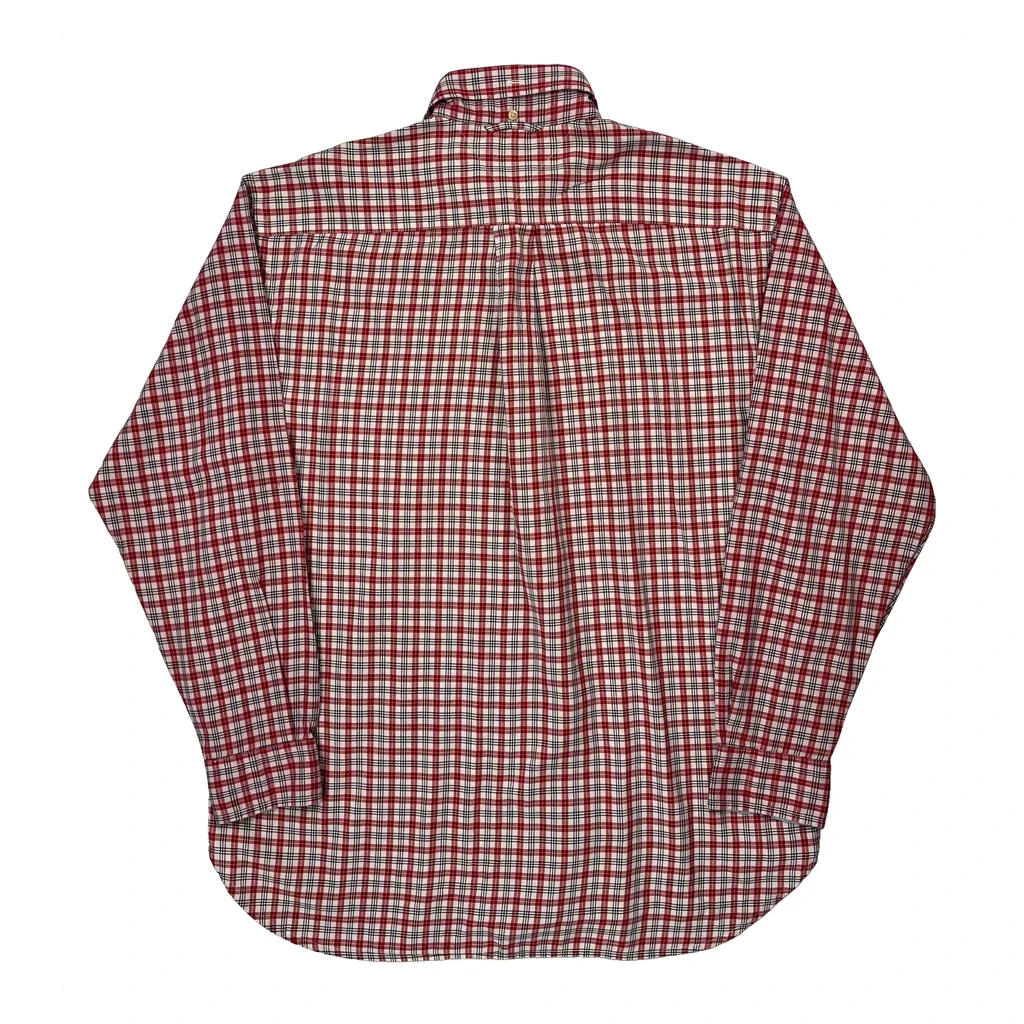 Tommy Hilfiger Checked Shirt - Medium Red Cotton - Image 2