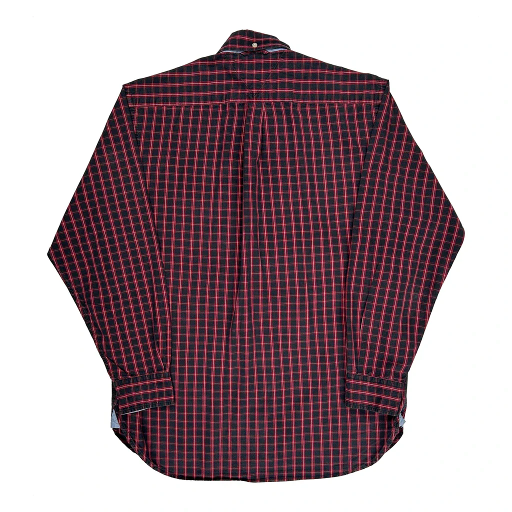 Tommy Hilfiger Checked Shirt - Medium Red Cotton - Image 2