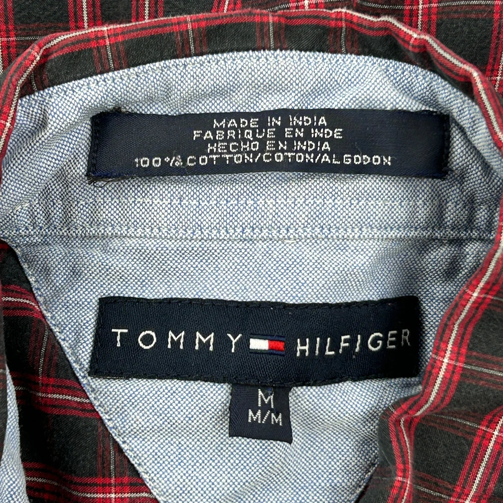 Tommy Hilfiger Checked Shirt - Medium Red Cotton - Image 3