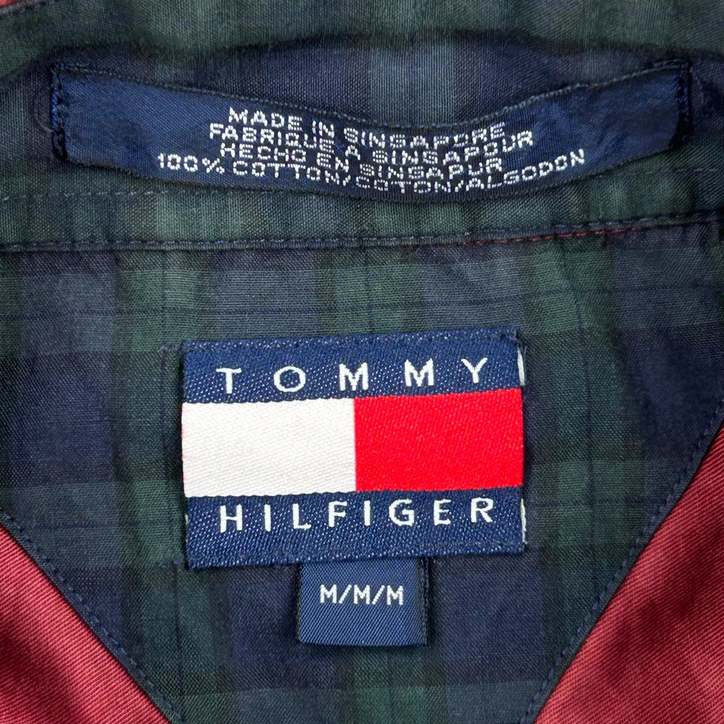 Tommy Hilfiger Shirt - Medium Red Cotton - Image 3