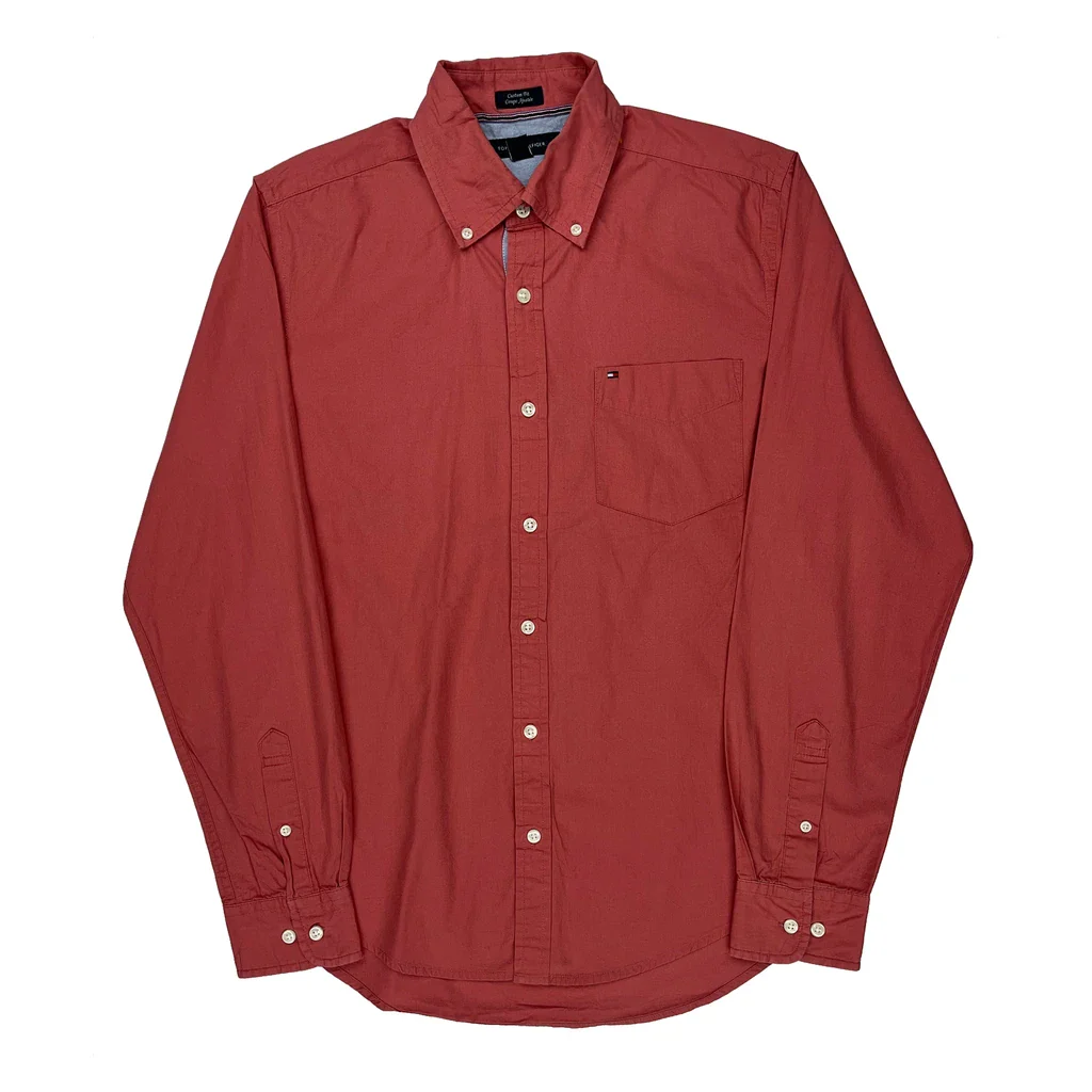 Tommy Hilfiger Shirt - Small Red Cotton