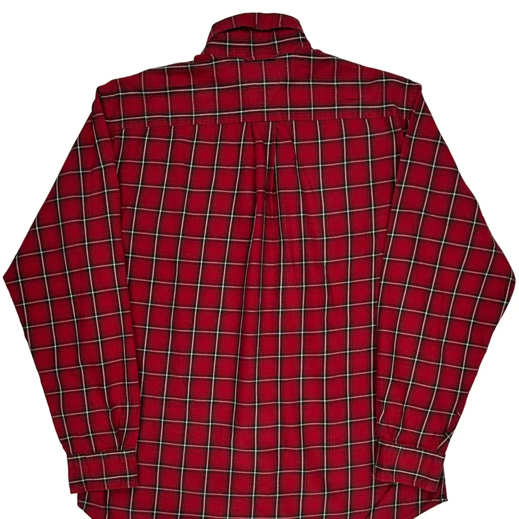 Tommy Hilfiger Checked Shirt - Small Red Cotton - Image 6