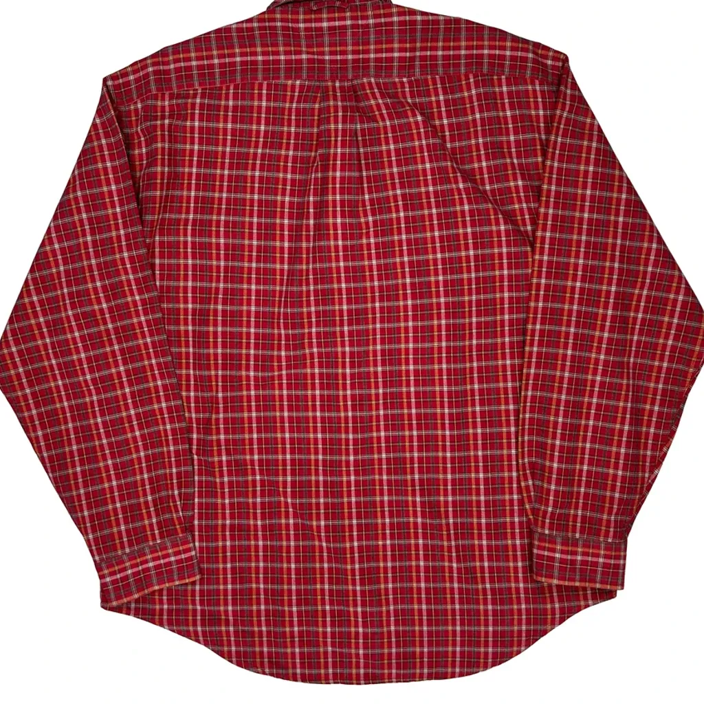 Tommy Hilfiger Checked Shirt - XL Red Cotton - Image 7