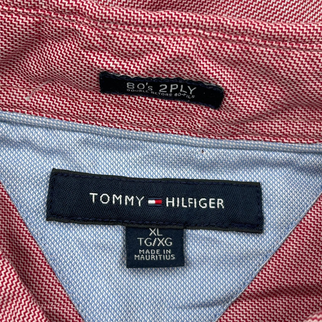 Tommy Hilfiger Checked Shirt - XL Red Cotton - Image 3