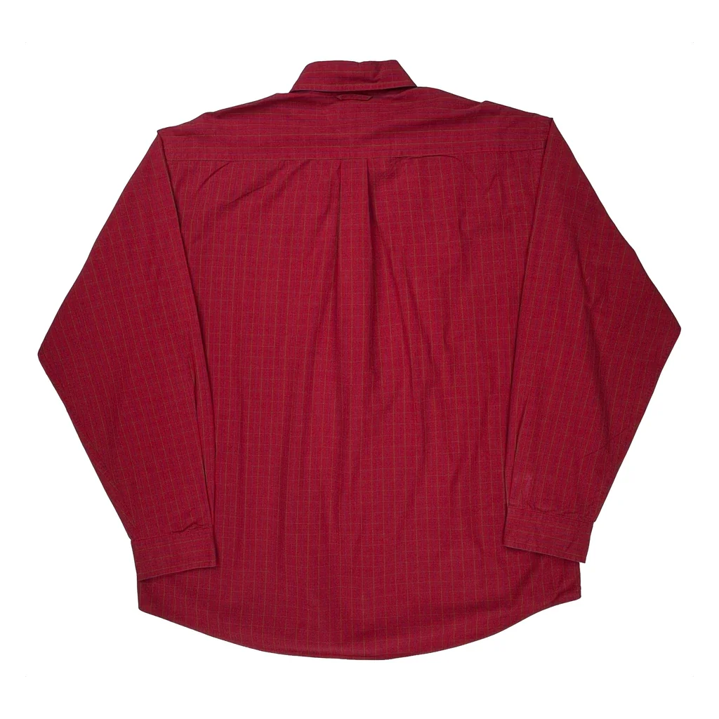 Tommy Hilfiger Striped Shirt - XL Red Cotton - Image 2