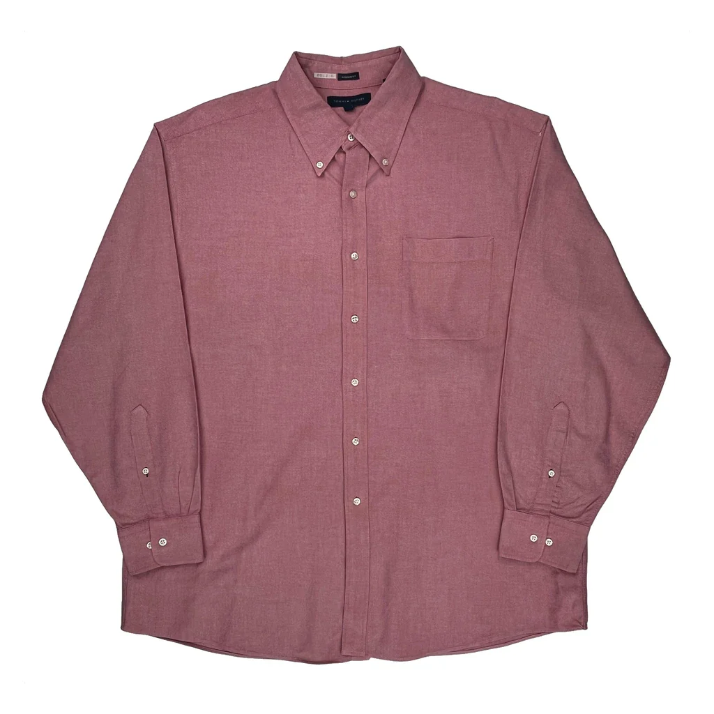 Tommy Hilfiger Shirt - XL Red Cotton